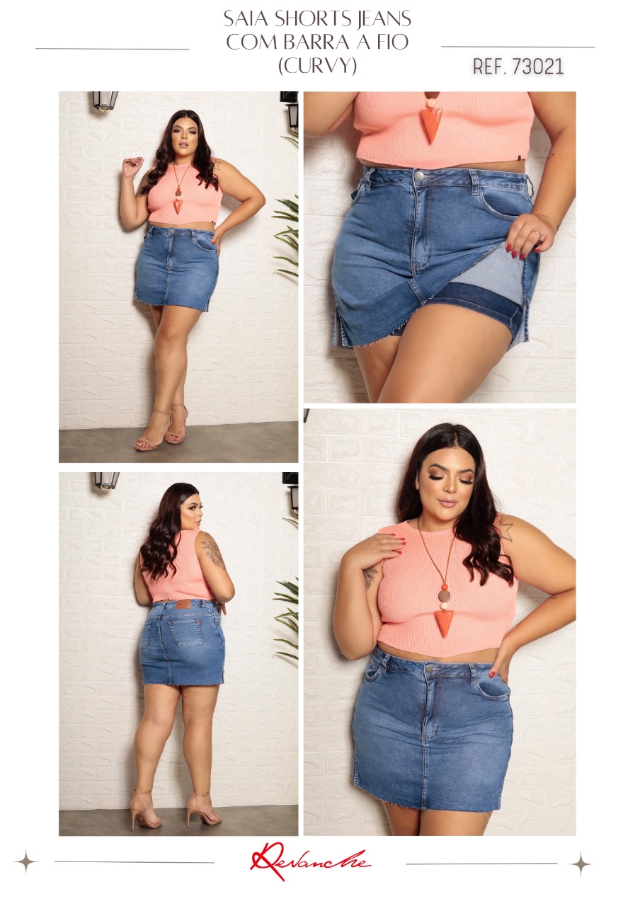 Shorts Saia – Plus Size Revanche